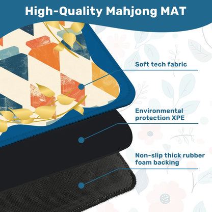 MODERN MAZAL Jewish Mahjong Mat - Splash of Color Co.