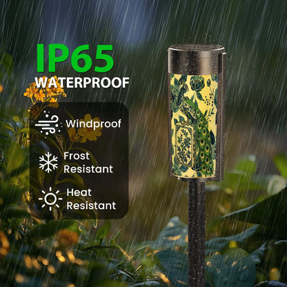 Proud As A Peacock Mahjong LOVER Outdoor Garden Solar Lights - Splash Of Mahj And Color Co.