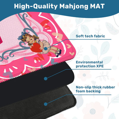 Nostalgic Vintage Valentine Mahjong Mat - Splash of Color Co.