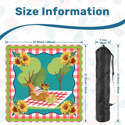 Saturday In The Park Mahjong Picnic Summer Days Themed Preppy Gingham - Splash of Color Co.