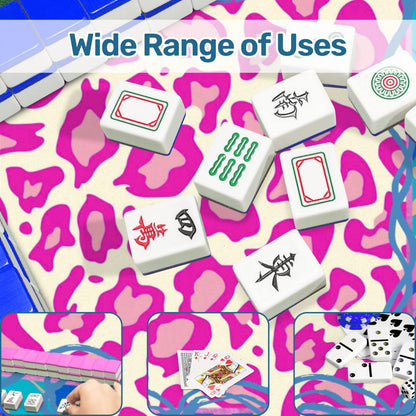 Preppy Pastel Whimsy Garden Club Mahjong Mat - Splash of Color Co.