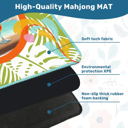 Toucan Tessa Tropical Fun Mahjong Mat - Splash of Color Co.