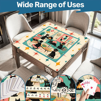 The Cool Cats Mahj Club Modcentric Mahjong Mat
