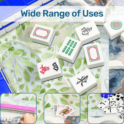 Tinis And Oysters Watercolor Mahjong Mat