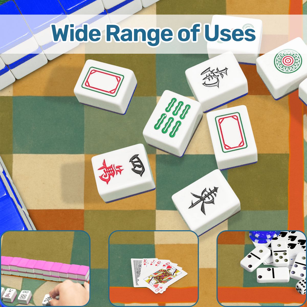 Moderncentric Geometric Mahjong Mat - Splash of Color Co.