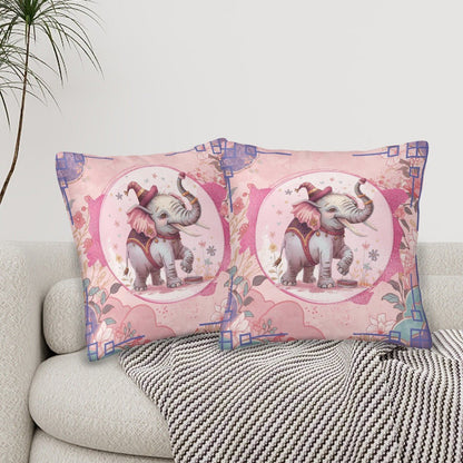 Asian Elephant Tilly Tusk Garden Pillow Covers - Splash of Color Co.
