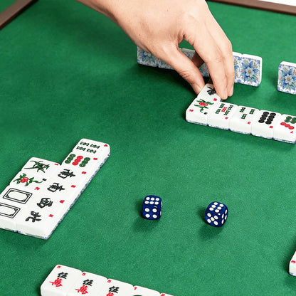 Tobacco Leaf American Mahjong Tiles And Carry Bag Set - Splash of Color Co.