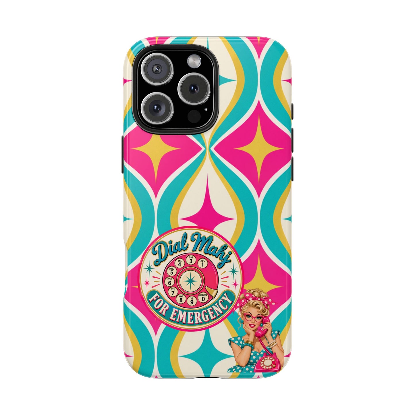 Dial Mahj For Emergency Modtastic Tough Phone Cases