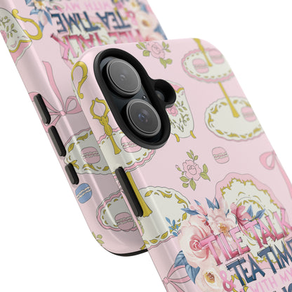 Tea Time Mahjong Phone Case - Stylish Tough Phone Case for Gamers, Tea Lovers, Unique Gift, Protection, Fun Design