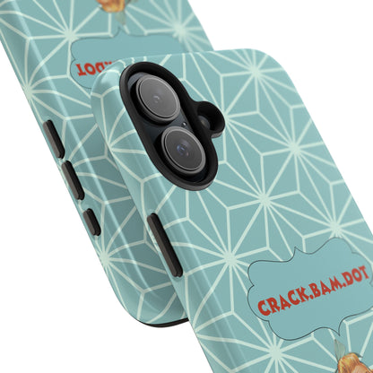 Mahjong Funny Phone Case, Crack Bam Dot  Vintage Style, Funny Gift for Friends, Durable Protection, Perfect for Any Occasion