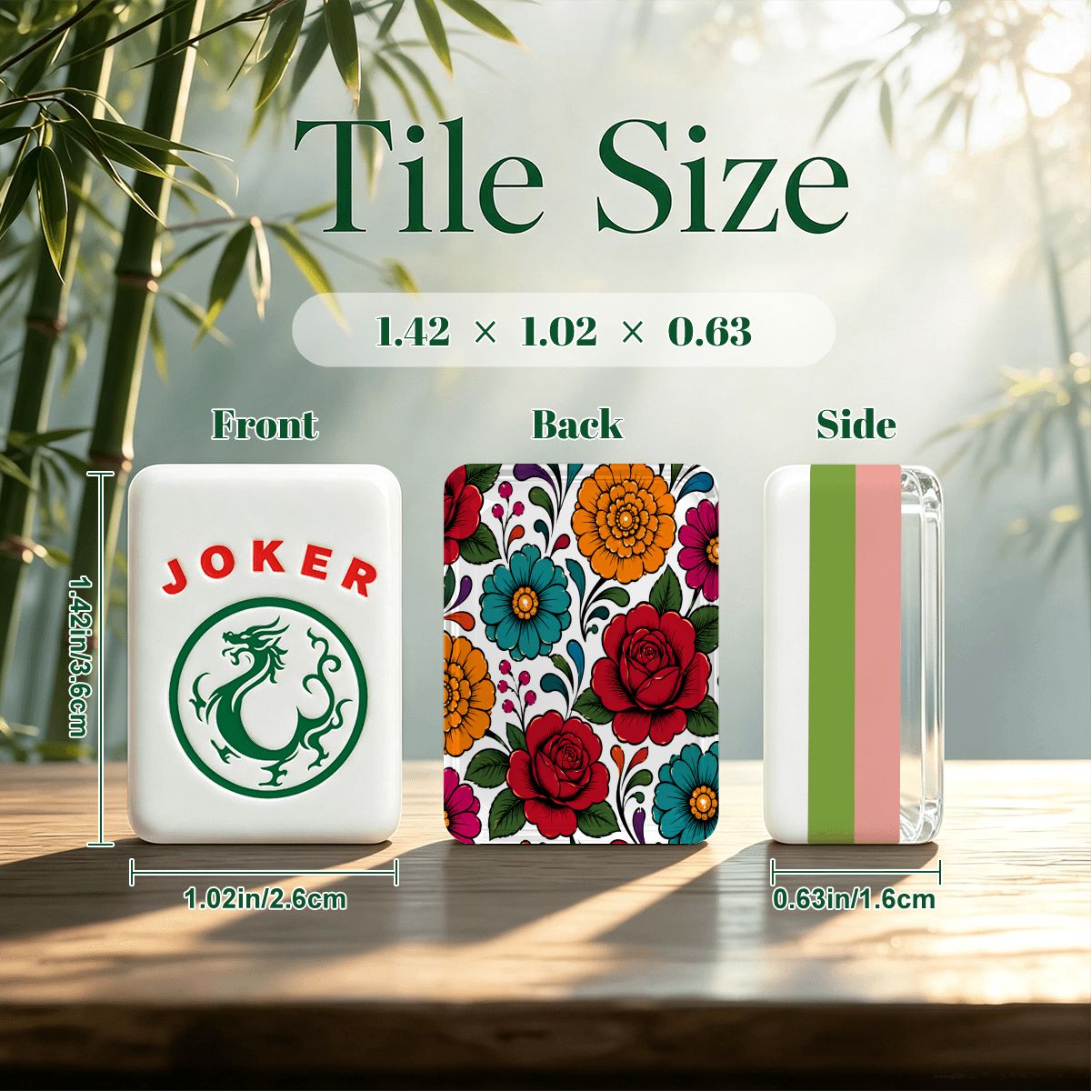 Día de los Muertos 4Layer Traditional American Mahjong Tiles Set And Carry Case - Splash Of Mahj And Color Co.