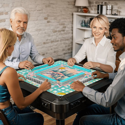 Glamper Boom Yesteryear Daisy Camping, Picnic Mahjong Mat - Splash of Color Co.