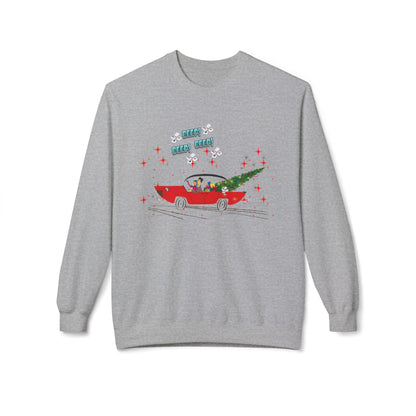 Nostalgic Mahjong Funny Vintage Designed  Christmas Crewneck Sweatshirt, Cozy Christmas Sweater For Mahj Lover
