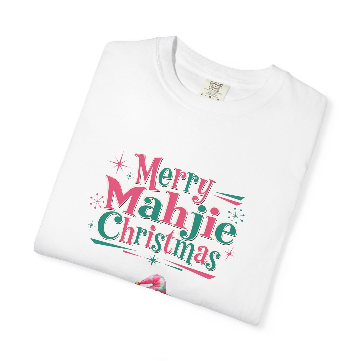 Merry Mahjie Christmas Tee, Whimsical Mahj Lover Gift