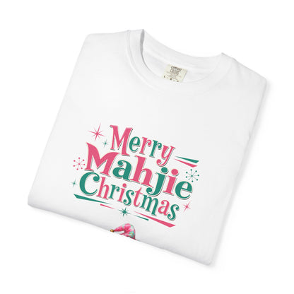 Merry Mahjie Christmas Tee, Whimsical Mahj Lover Gift
