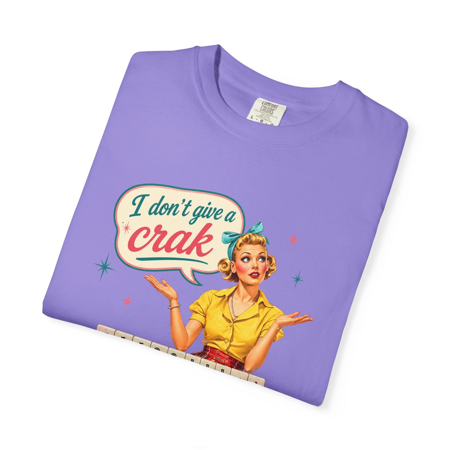 I Don’t Give a Crak Funny Mahjong T-Shirt