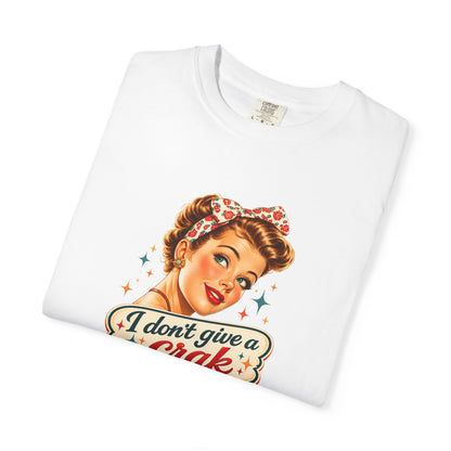 Funny Mahjong Tee — “I Don’t Give a Crak” - Splash Of Mahj And Color Co.