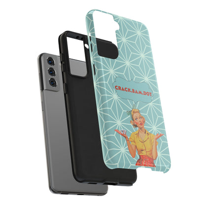 Mahjong Funny Phone Case, Crack Bam Dot  Vintage Style, Funny Gift for Friends, Durable Protection, Perfect for Any Occasion