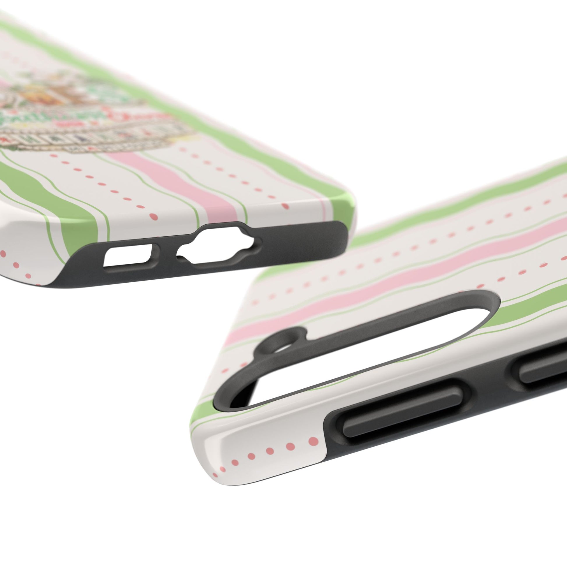 Just a Girl, Who Loves Southern Charm and Mahjong Preppy Pastel Phone Cases - Splash of Color Co.