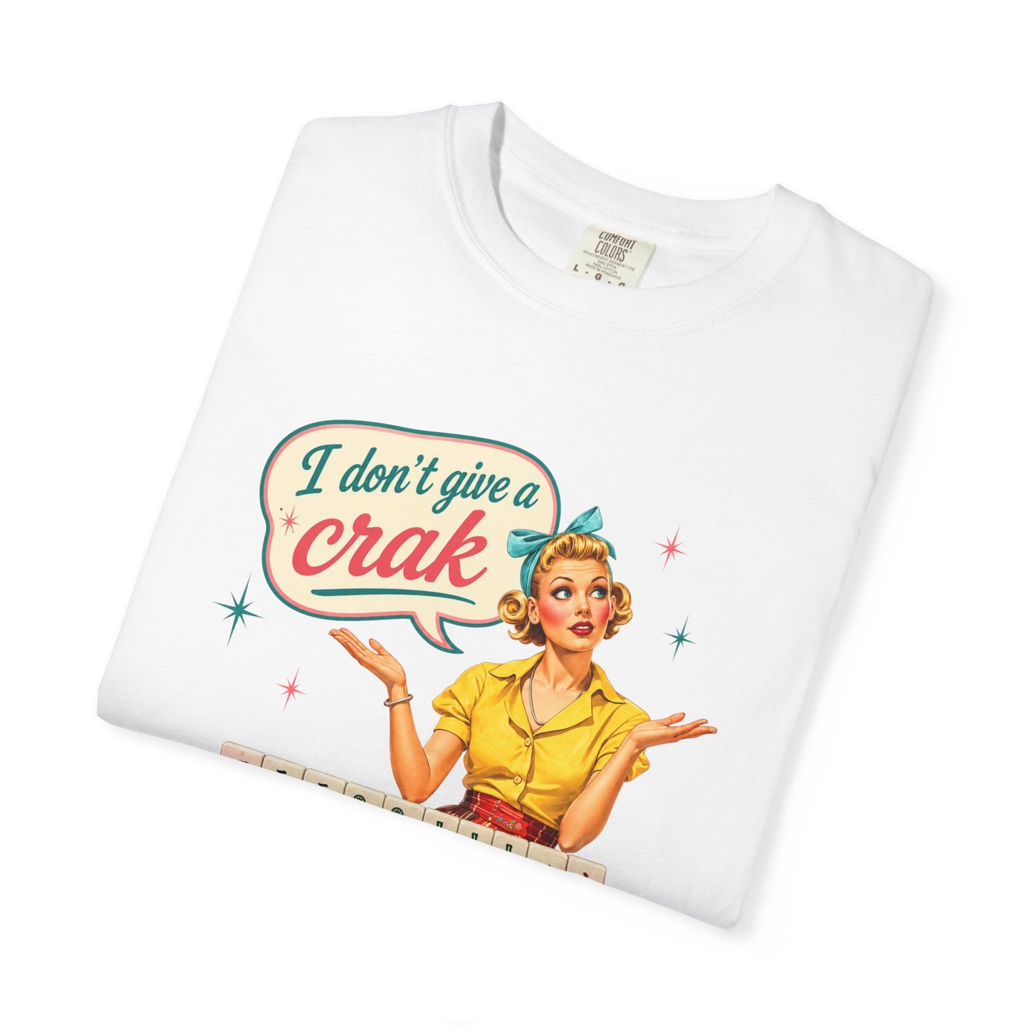 I Don’t Give a Crak Funny Mahjong T-Shirt