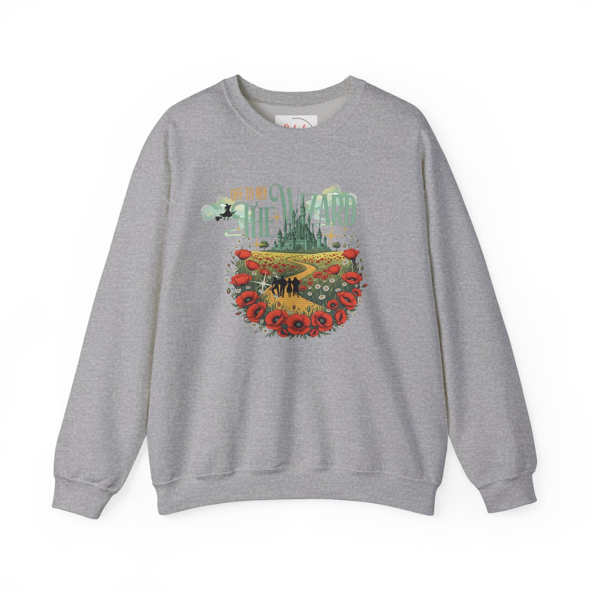 Wizard of Oz Whimsical Magical Crewneck Sweatshirt — Off To See The Wizard - Splash of Color Co.