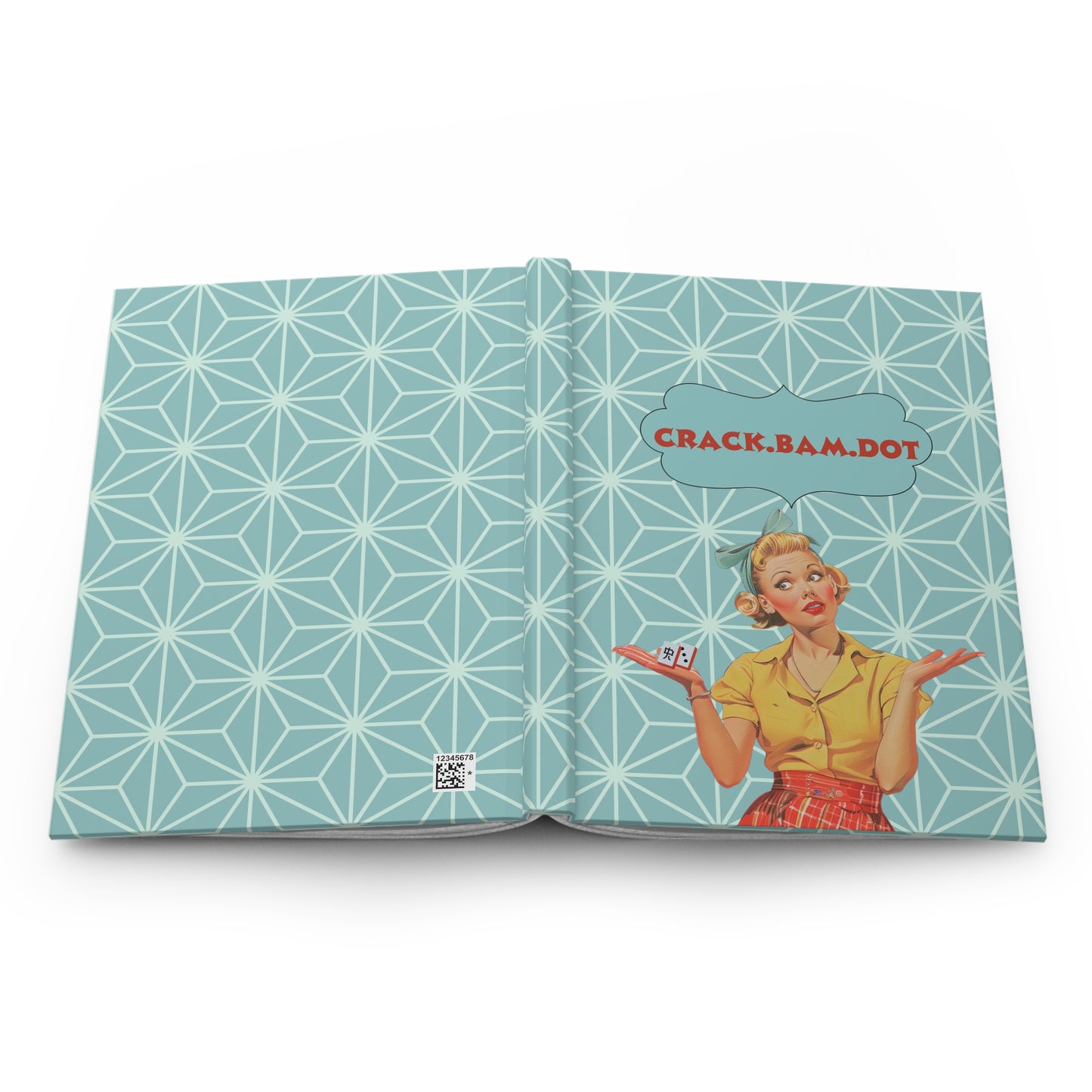 Funny Mahjong Crack Bam Dot Hardcover Writing Notebook For Mahj Lovers With A Sense Of Humor