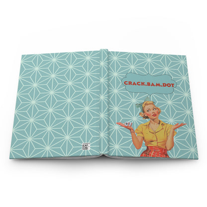 Funny Mahjong Crack Bam Dot Hardcover Writing Notebook For Mahj Lovers With A Sense Of Humor