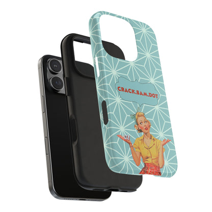 Mahjong Funny Phone Case, Crack Bam Dot  Vintage Style, Funny Gift for Friends, Durable Protection, Perfect for Any Occasion