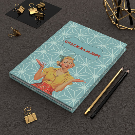 Funny Mahjong Crack Bam Dot Hardcover Writing Notebook For Mahj Lovers With A Sense Of Humor