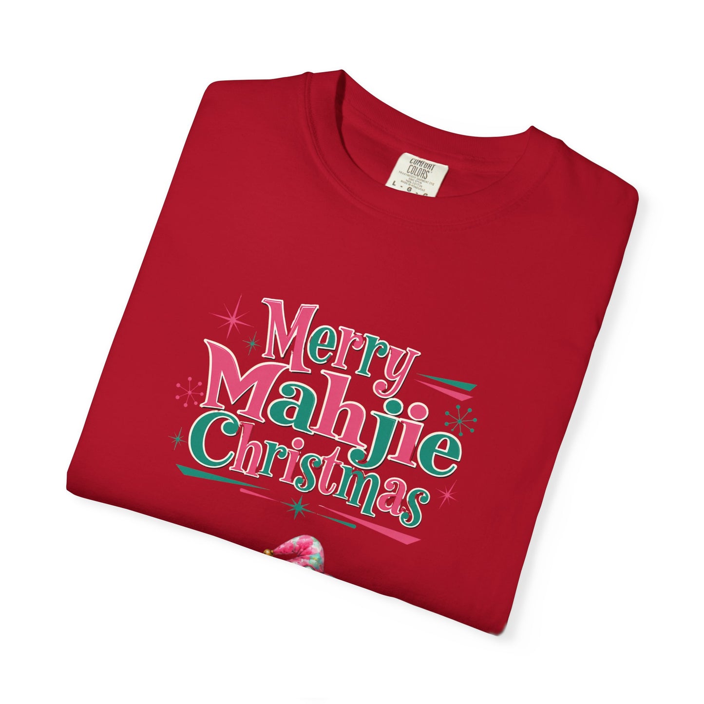 Merry Mahjie Christmas Tee, Whimsical Mahj Lover Gift