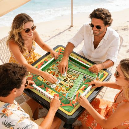 The Florida Keys Mini Travel Mahjong Mat - Splash of Color Co.