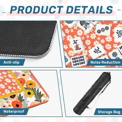 Petals And Pungs Spring Garden Mahjong Mat - Splash of Color Co.