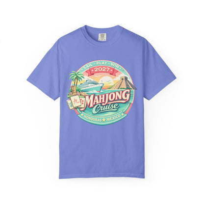 Mahjong Cruise 2027 T-Shirt — 2027 Mexico & Honduras Vintage Cruise Tee - Splash of Color Co.