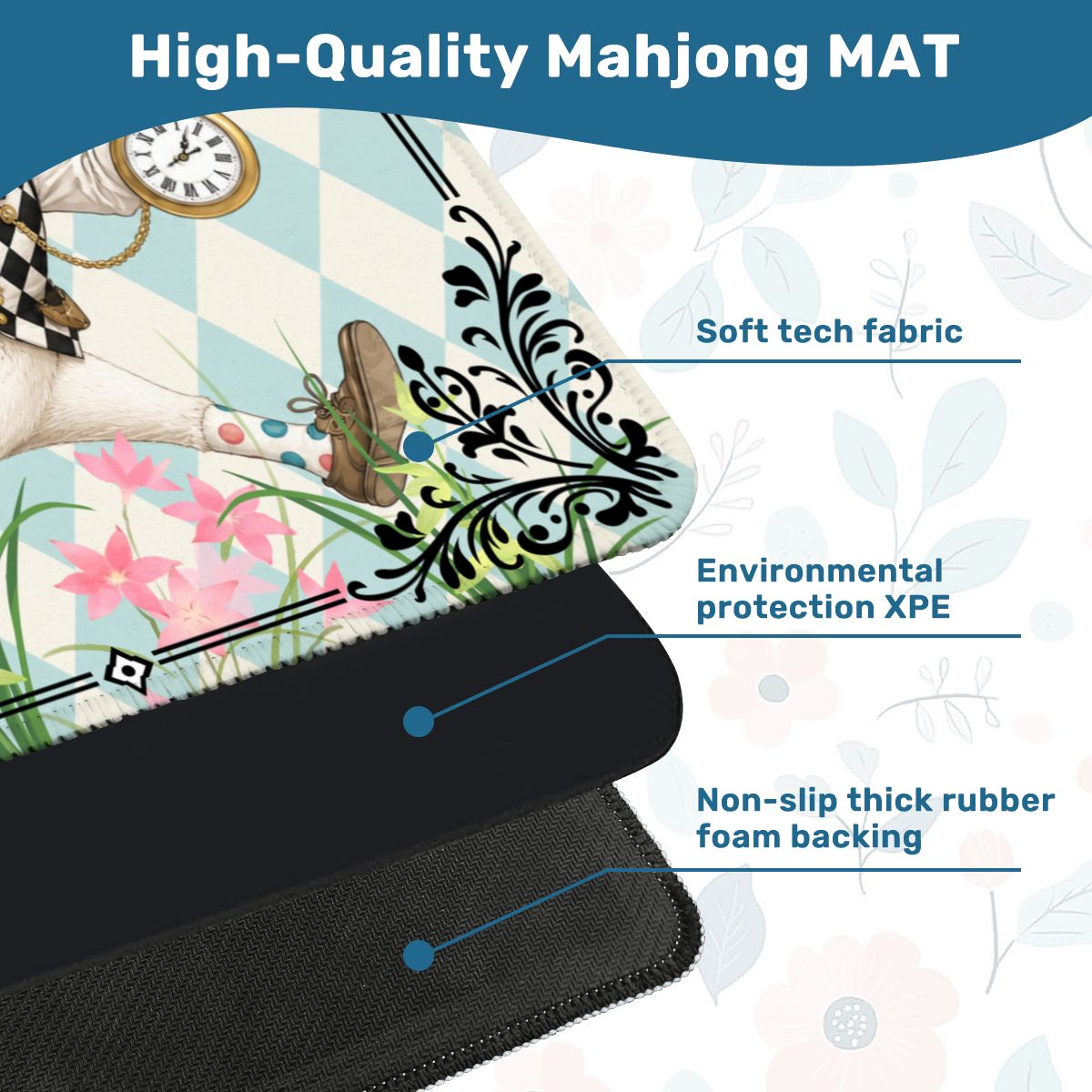Go Ask Alice, Harlequin Romance Mahjong Mat