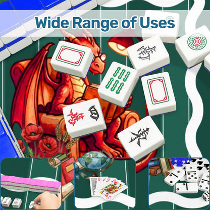 Dragon Tales Book Lover Mahjong Mat - Splash of Color Co.