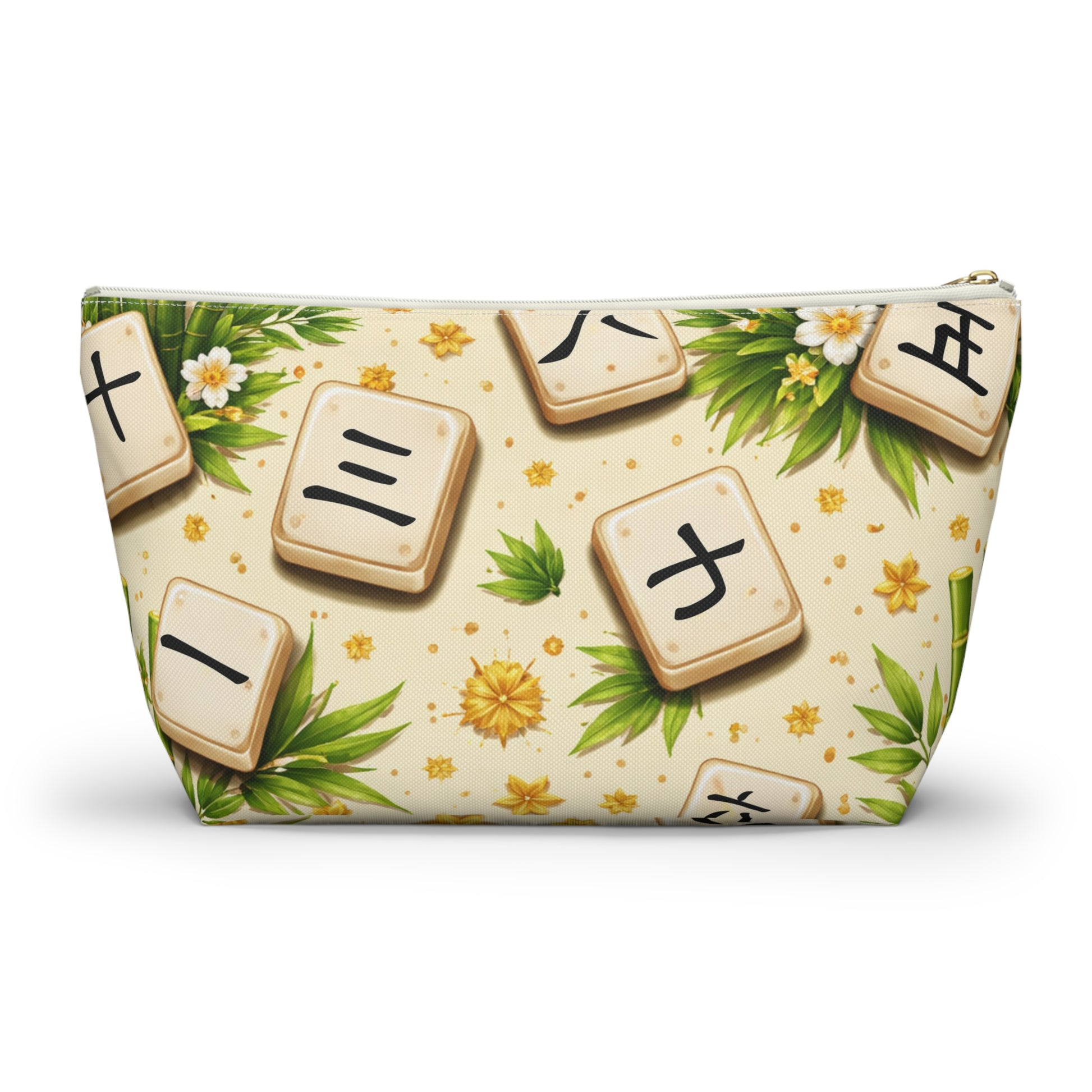 Bird Bam Cheers Peacock Mahjong Tile Accessory Pouch - Splash of Color Co.