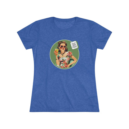 Funny Mahjong Tee, Don't Stare At My Rack Women's Cut