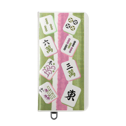 Colorful Mahjong Flip Cases for Phones, Unique Phone Cover, Gift for Gamers, Handheld Device Protection, Stylish Phone Accessory