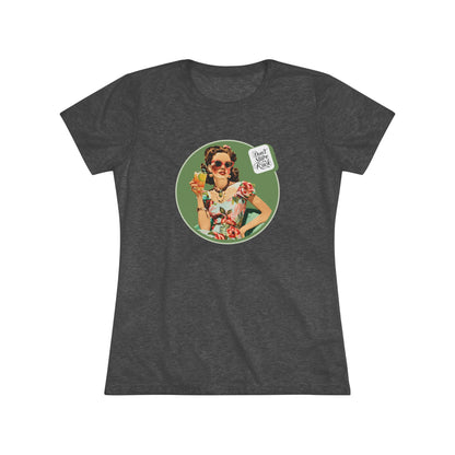 Funny Mahjong Tee, Don't Stare At My Rack Women's Cut