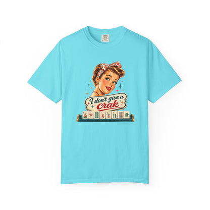 Funny Mahjong Tee — “I Don’t Give a Crak” - Splash Of Mahj And Color Co.