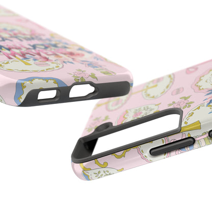 Tea Time Mahjong Phone Case - Stylish Tough Phone Case for Gamers, Tea Lovers, Unique Gift, Protection, Fun Design