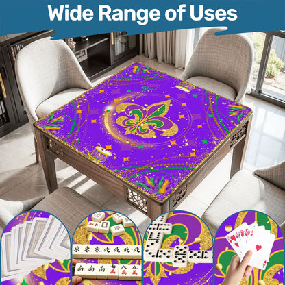 Mardi Gras Mahjong On Bourbon Street Carnival Glitz Mahjong Mat - Splash of Color Co.