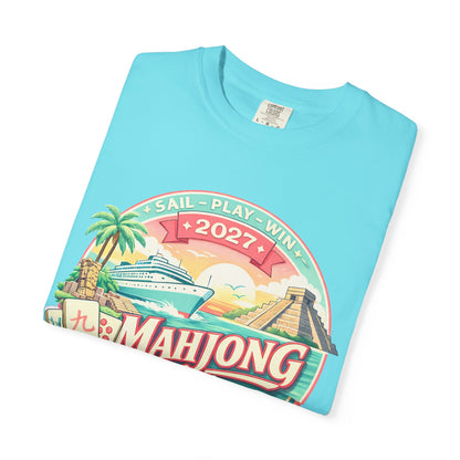Mahjong Cruise 2027 T-Shirt — 2027 Mexico & Honduras Vintage Cruise Tee - Splash of Color Co.