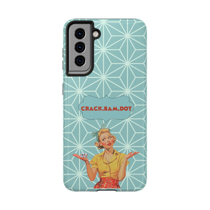 Mahjong Funny Phone Case, Crack Bam Dot  Vintage Style, Funny Gift for Friends, Durable Protection, Perfect for Any Occasion