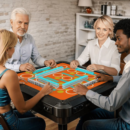 Palm Springs Orange Mahjong Mat - Splash of Color Co.