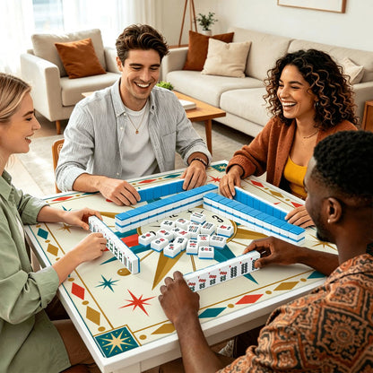Mahj Past Midnight Modtastic Mahjong Mat Sleek Surface