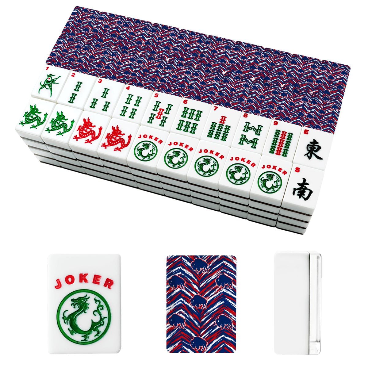 Buffalo Football Fans American Mahjong Tiles And Carry Case