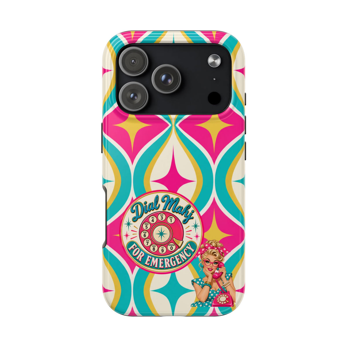 Dial Mahj For Emergency Modtastic Tough Phone Cases