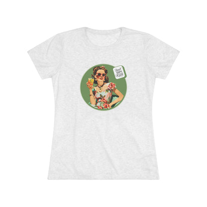 Funny Mahjong Tee, Don't Stare At My Rack Women's Cut