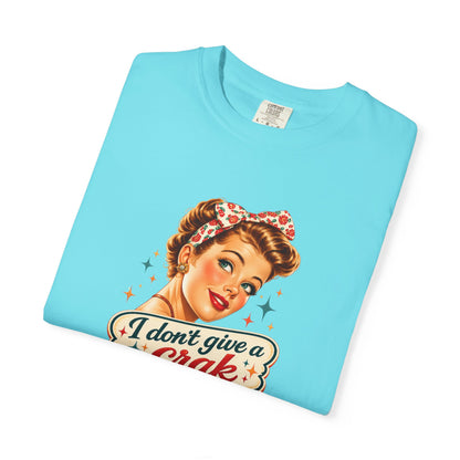 Funny Mahjong Tee — “I Don’t Give a Crak” - Splash Of Mahj And Color Co.